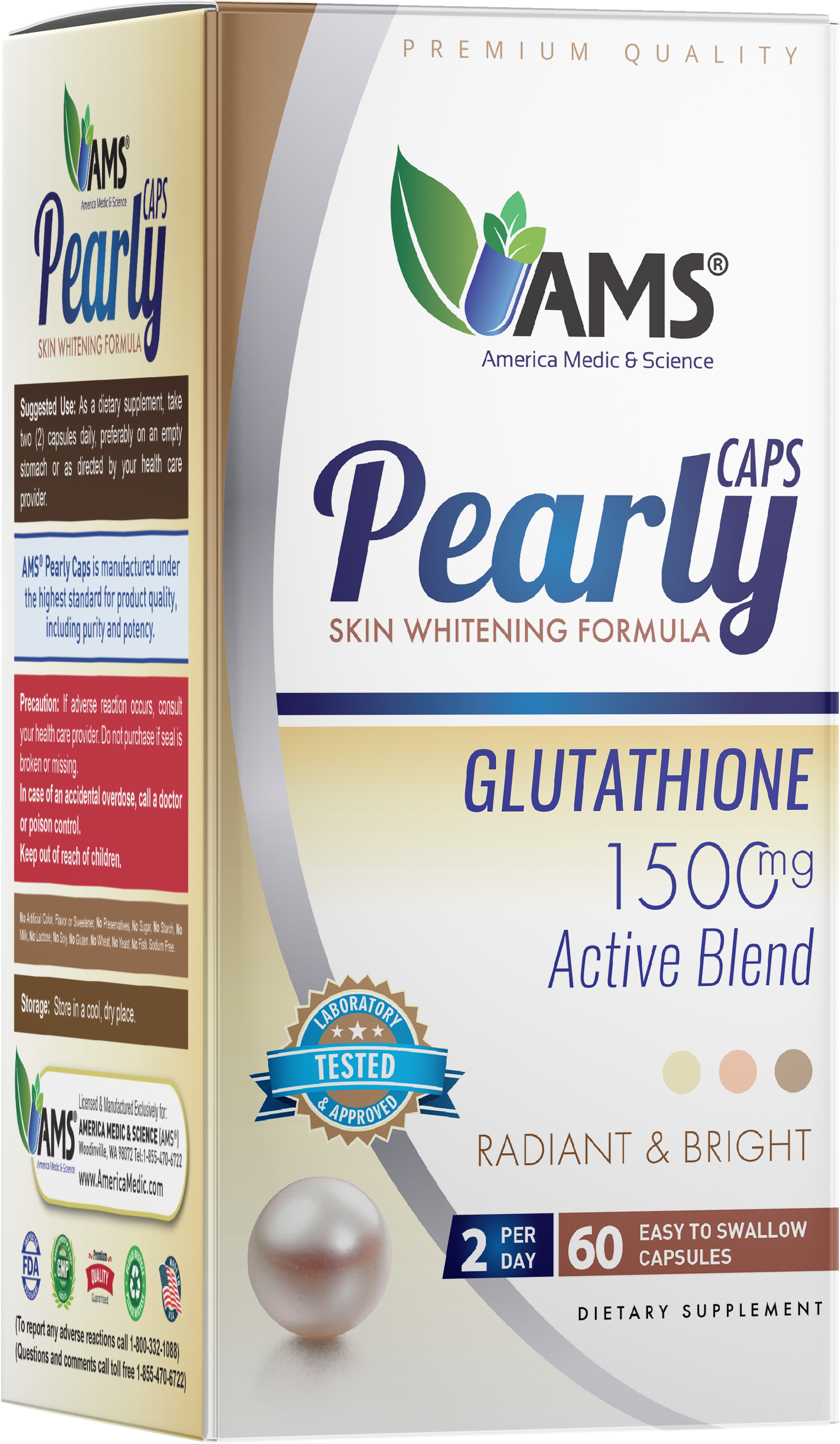 Pearly Caps 60 Capsules from AMS Sohati Care Pearly Caps 60 Capsules from AMS Sohati Care