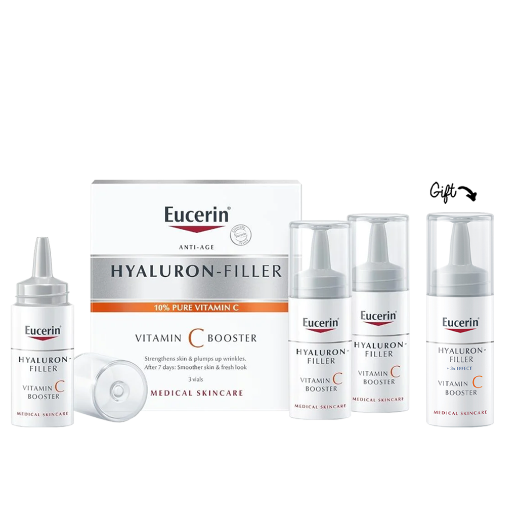 Hyaluron-Filler Vitamin C Booster 3 vials + Hyaluron-Filler Vitamin C Booster 1 vial GIFT