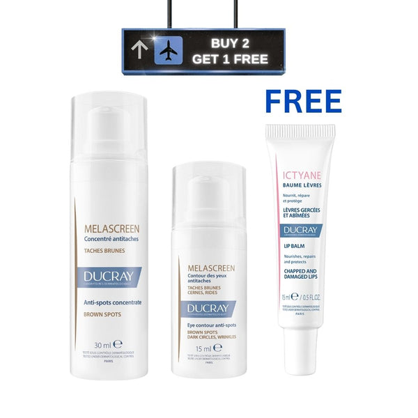 Buy 2 get 1 Melascreen Anti-Spots Concentrate + Melascreen dex yeux Get Lip Balm