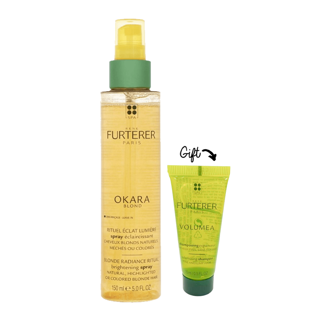 Okara Blond Brightening Spray 150ml + Volumea Shampoo 15ml (GIFT)