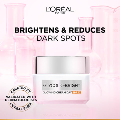 L'Oréal Paris Glycolic Bright Glowing Day Cream 50ml SPF17