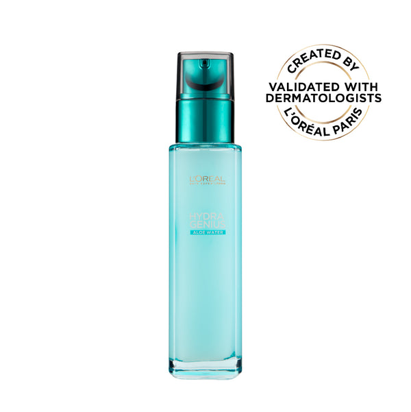 L'Oréal Paris, Hydra Genius, Water-Based Gel Facial Moisturiser, with Aloe Vera, 70 ml