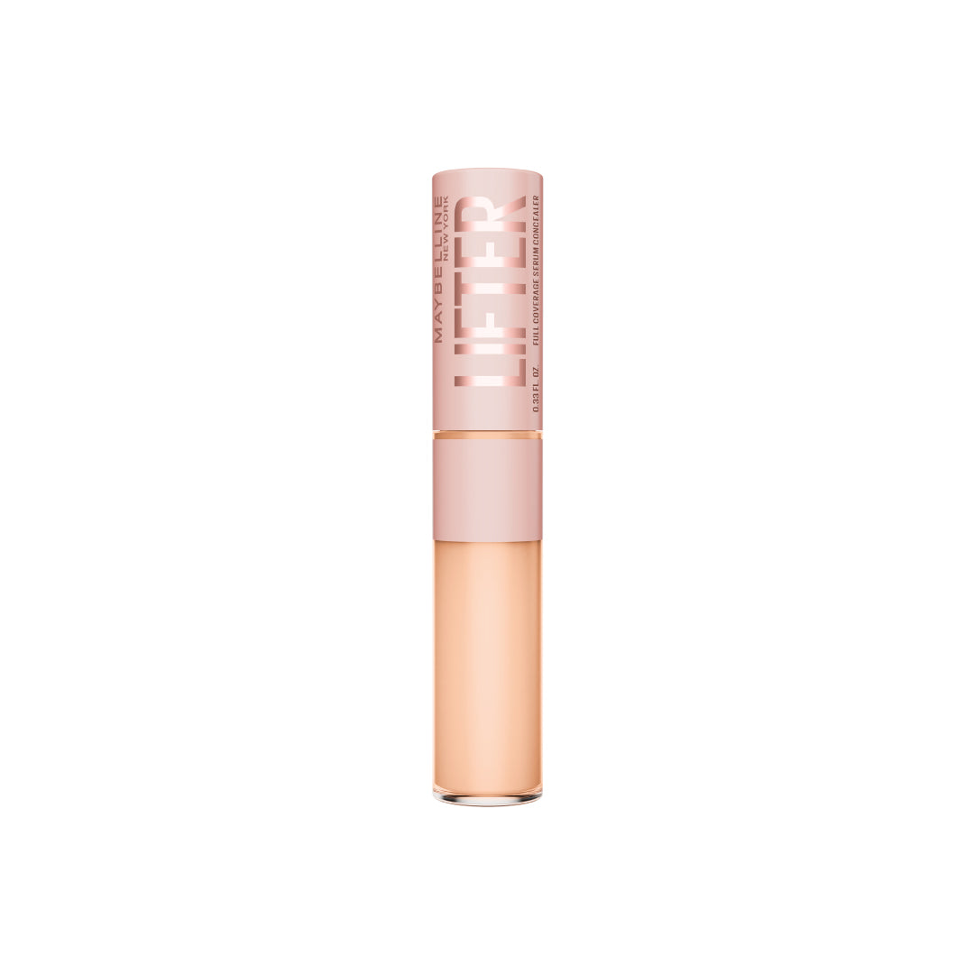 Maybelline Lifter Serum Concealer, Full Coverage, Includes 2% Peptides + Caffeine to Hydrate & Brighten Under Eyes
