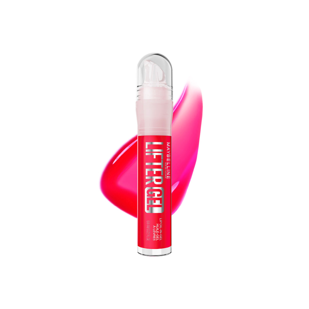 Maybelline Lifter Gel Sugar Spritz, Lip Oil-in-Gel, Glassy, Bouncy Shine 6.6 ML / 0.22 FL OZ