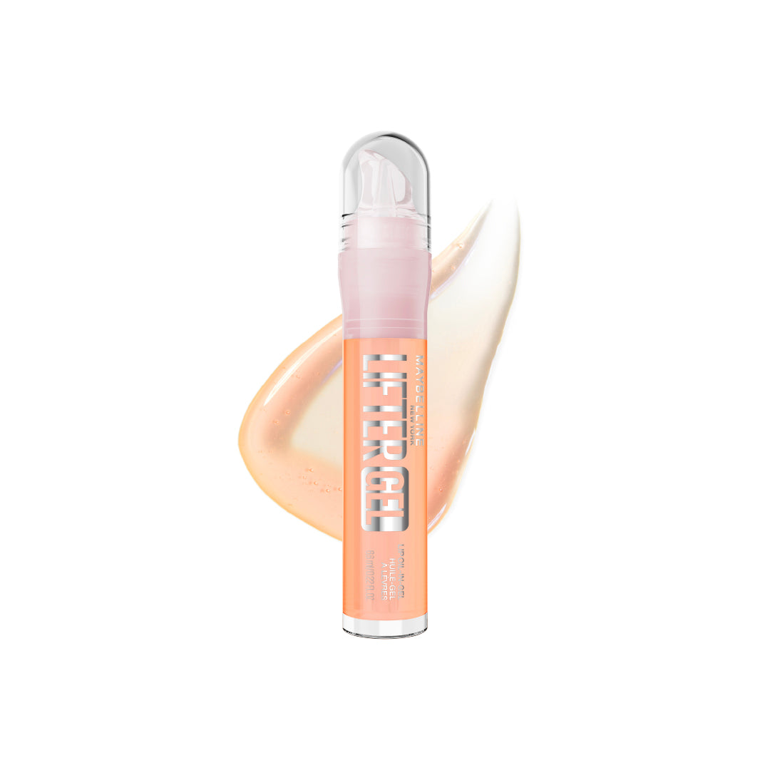 Maybelline Lifter Gel Sugar Spritz, Lip Oil-in-Gel, Glassy, Bouncy Shine 6.6 ML / 0.22 FL OZ