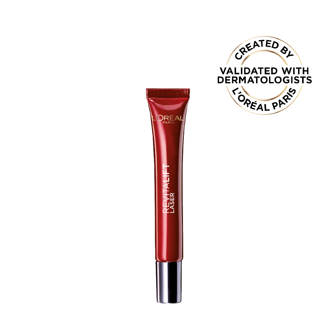 L'Oréal Paris, Revitalift Laser, Triple Action Anti-Aging Eye Cream, for Eye Contour Renewal, Eye Bags Depuffing, and Wrinkles Reduction, with Pro-Retinol, 15ml