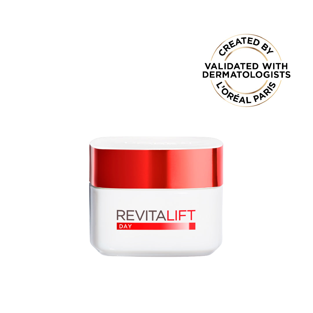 L’Oréal Paris, Revitalift Hydrating and Moisturizing Day Cream, for Wrinkles Reduction and  Skin Elasticity Improvement, Formulated with Pro-Retinol, 50ml