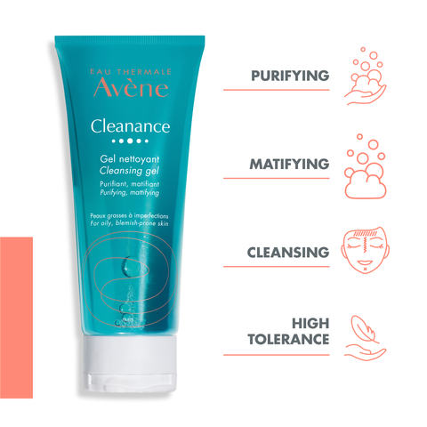 Avène Cleanance Acne Cleanser Gel for Oily Skin