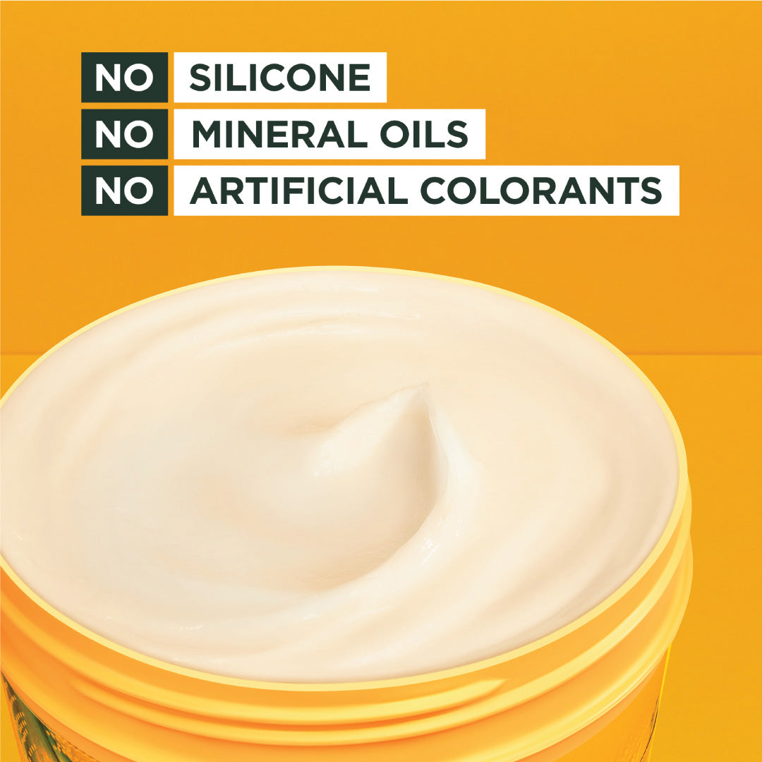 Garnier Ultra Doux Banana Vegan Hair Food 3in1 Mask for dry hair, Boosted with Vitamins C, E & F