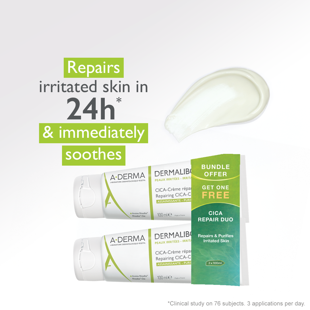 Buy One Get One A-Derma Dermalibour Cicapurfyinf repair cream 100ml