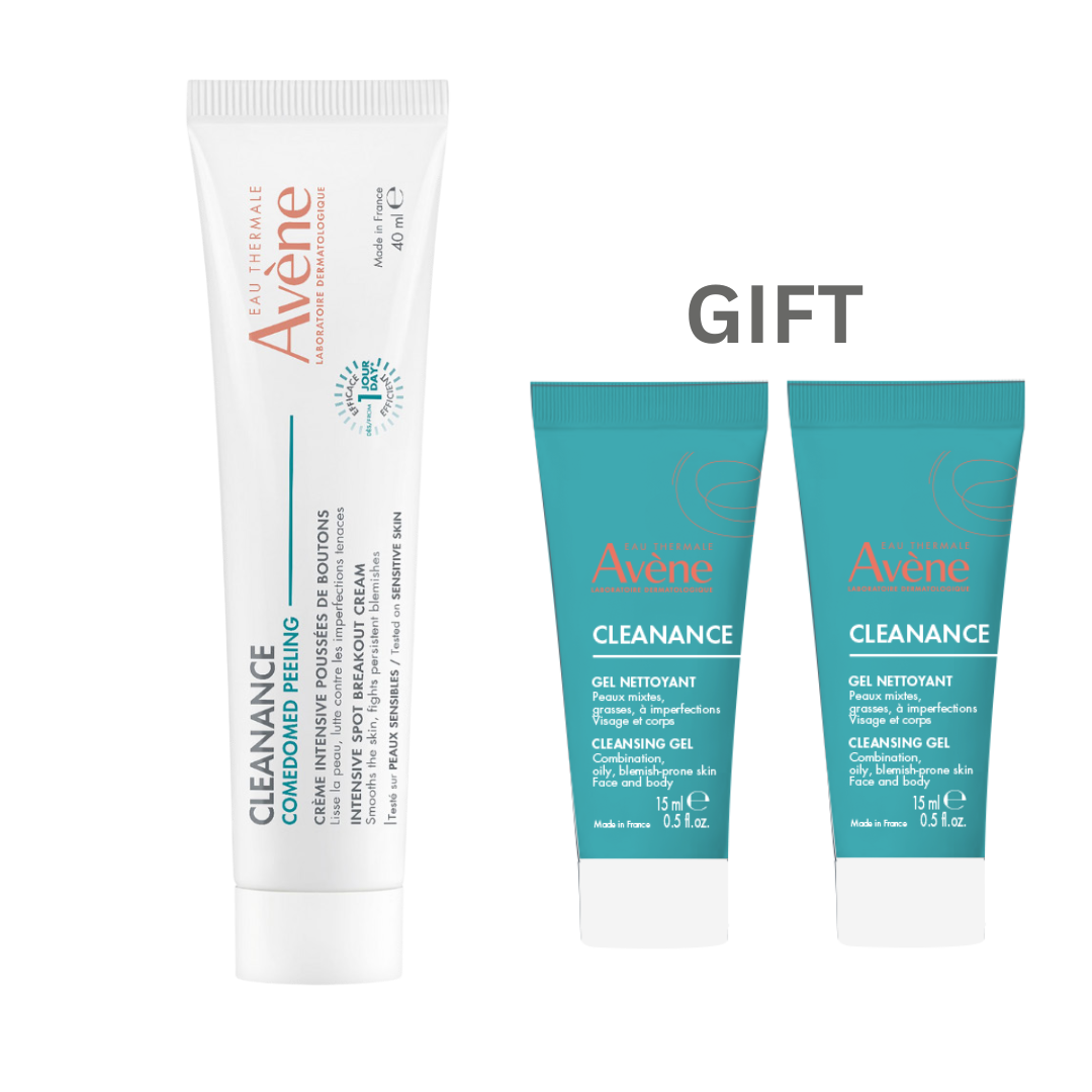 AVENE CLEANANCE COMEDOMED PEELING 40ML Get cleanance gel 15ml*2