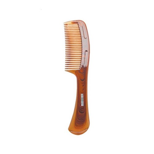 PLASTIC HAIR BRUSH COMB BROWN BIG