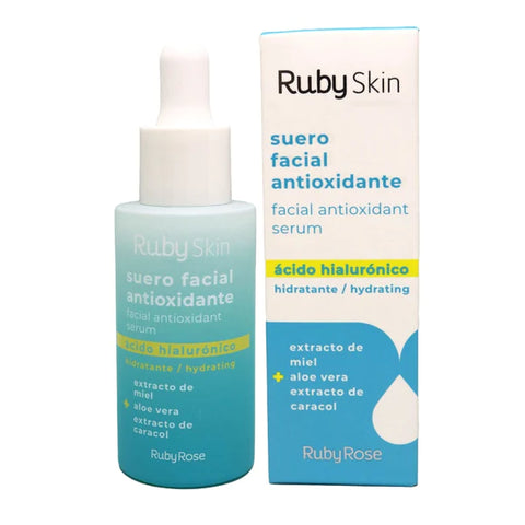 Ruby rose skin facial antioxydant serum with hyaluronic acid