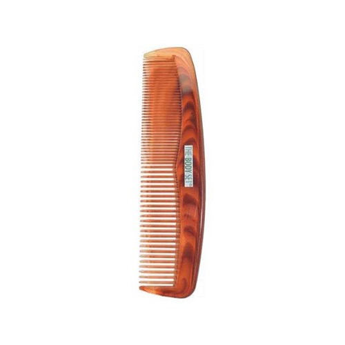 PLASTIC HAIR BRUSH COMB BROWN SMALL