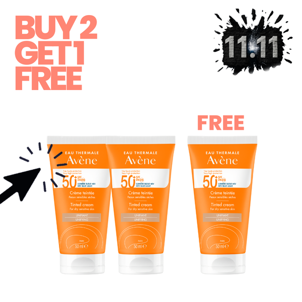 Buy 2 Avene Very High Protection 50+ Cream,Tinted 50ML & Get 1 Free