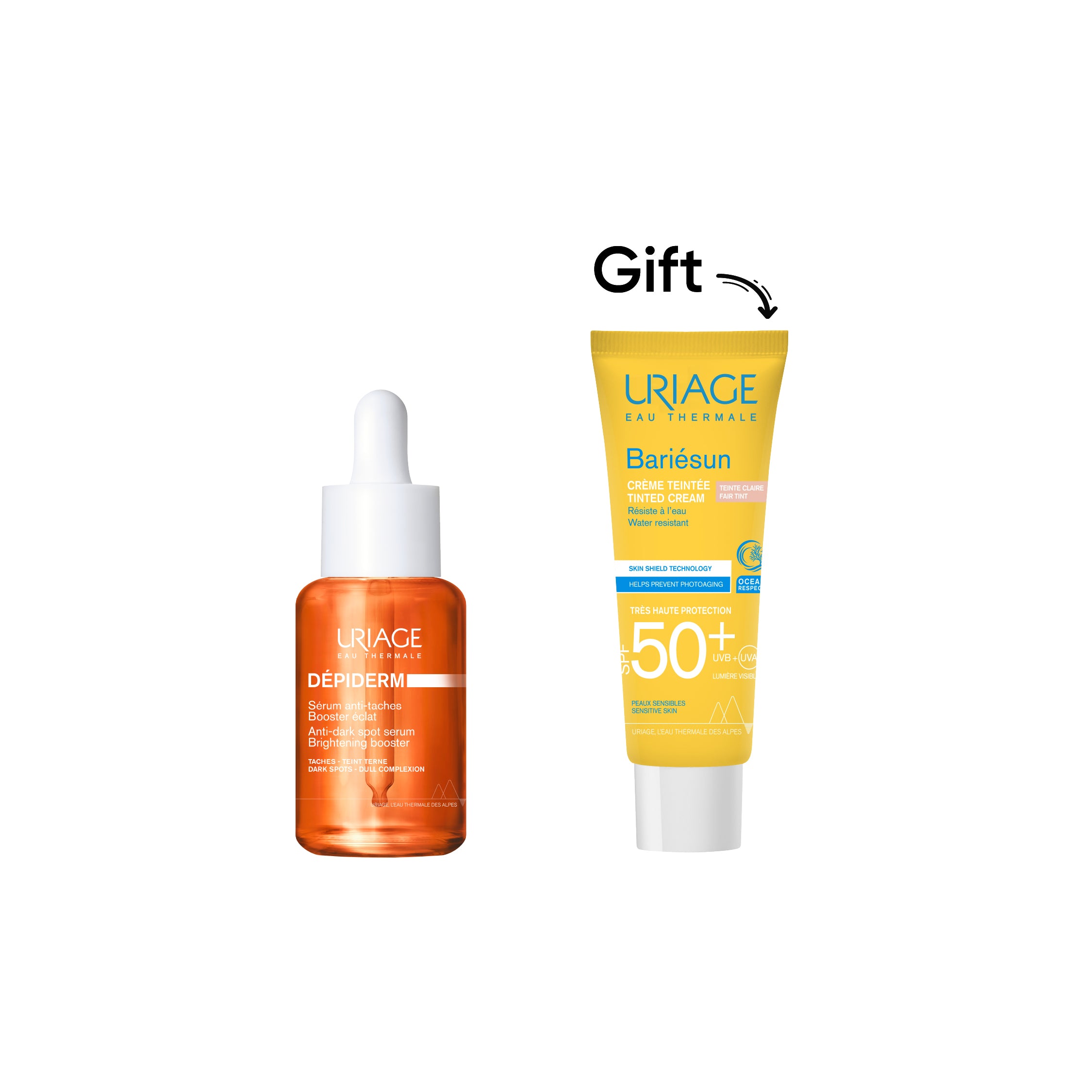 PROMO DEPIDERM SERUM+BARIESUN CLAIRE FREE