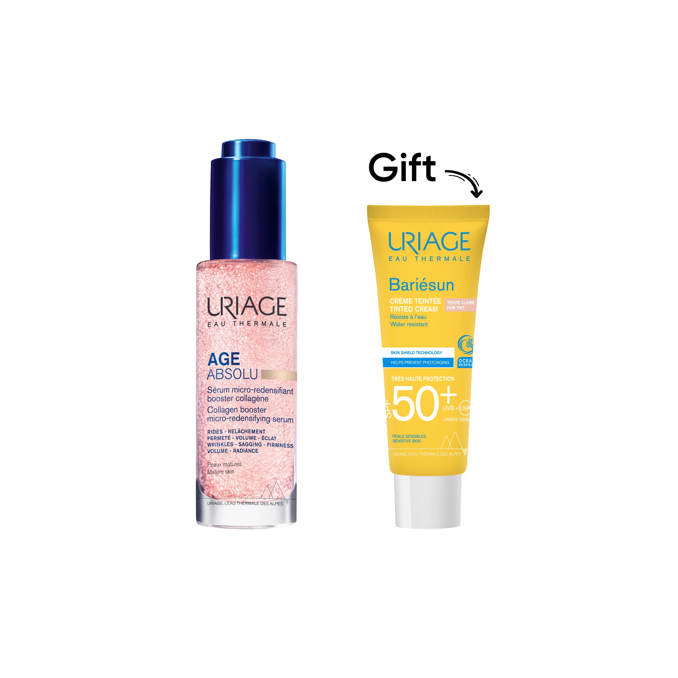 PROMO AGE ABSOLU SERUM+BARIESUN CLAIRE FREE