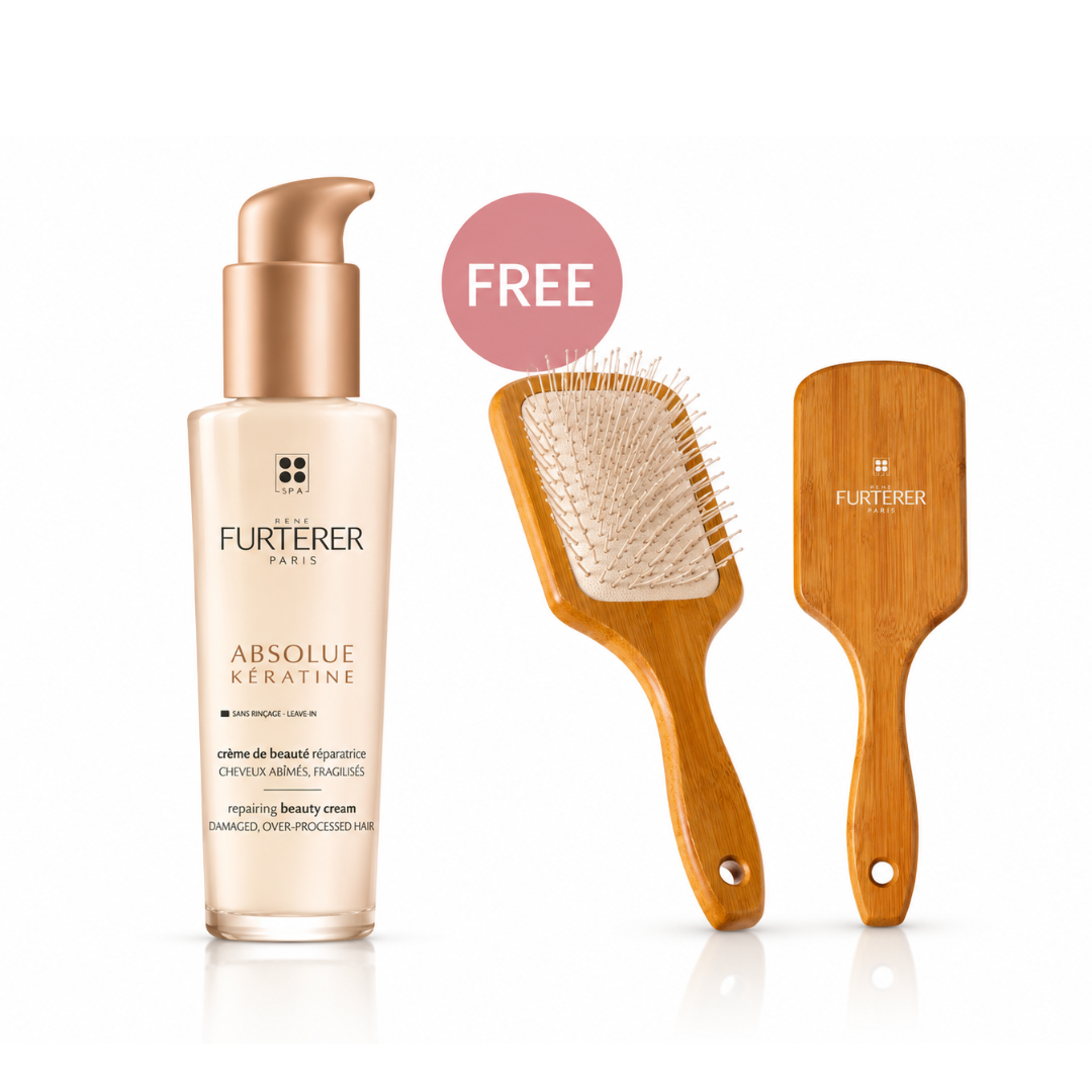 Buy Rene Furterer Absolue Kératine Sublime Renewal leave-in cream 100ml & get a FREE Hairbrush