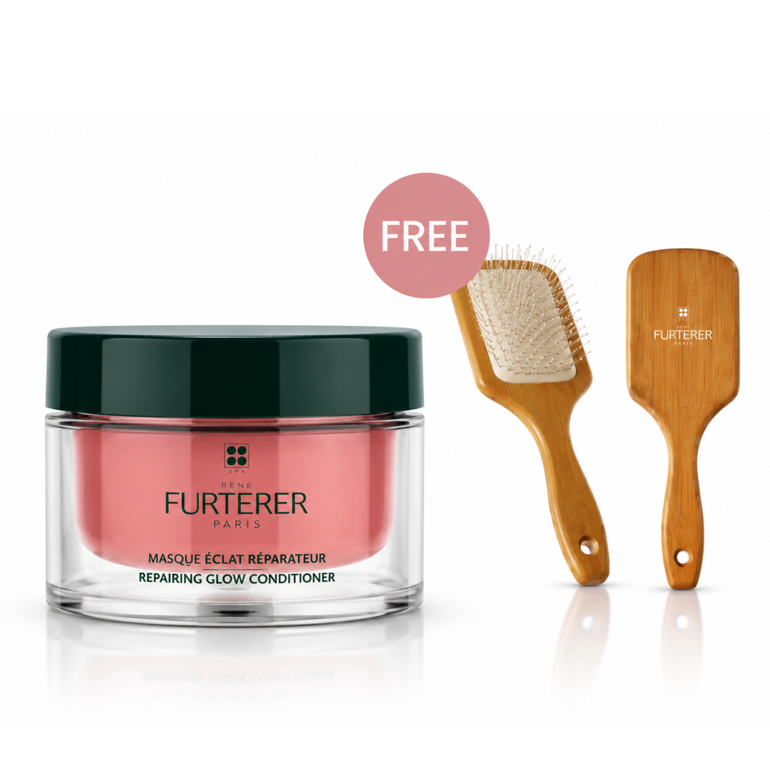 Buy Rene Furterer Color Glow repairing mask 200ml & get a FREE Hairbrush