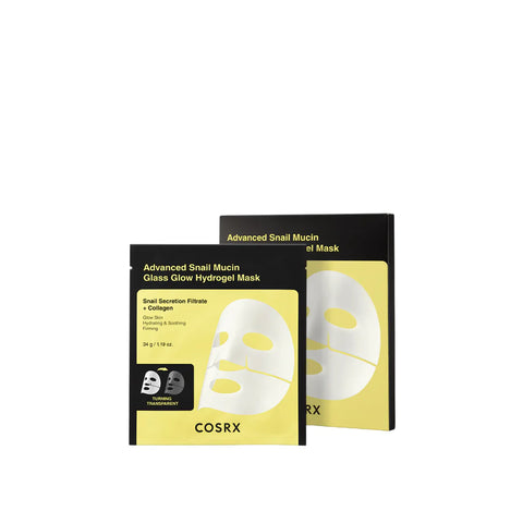 Advanced Snail Mucin Glass Glow Hydrogel x3 Masks