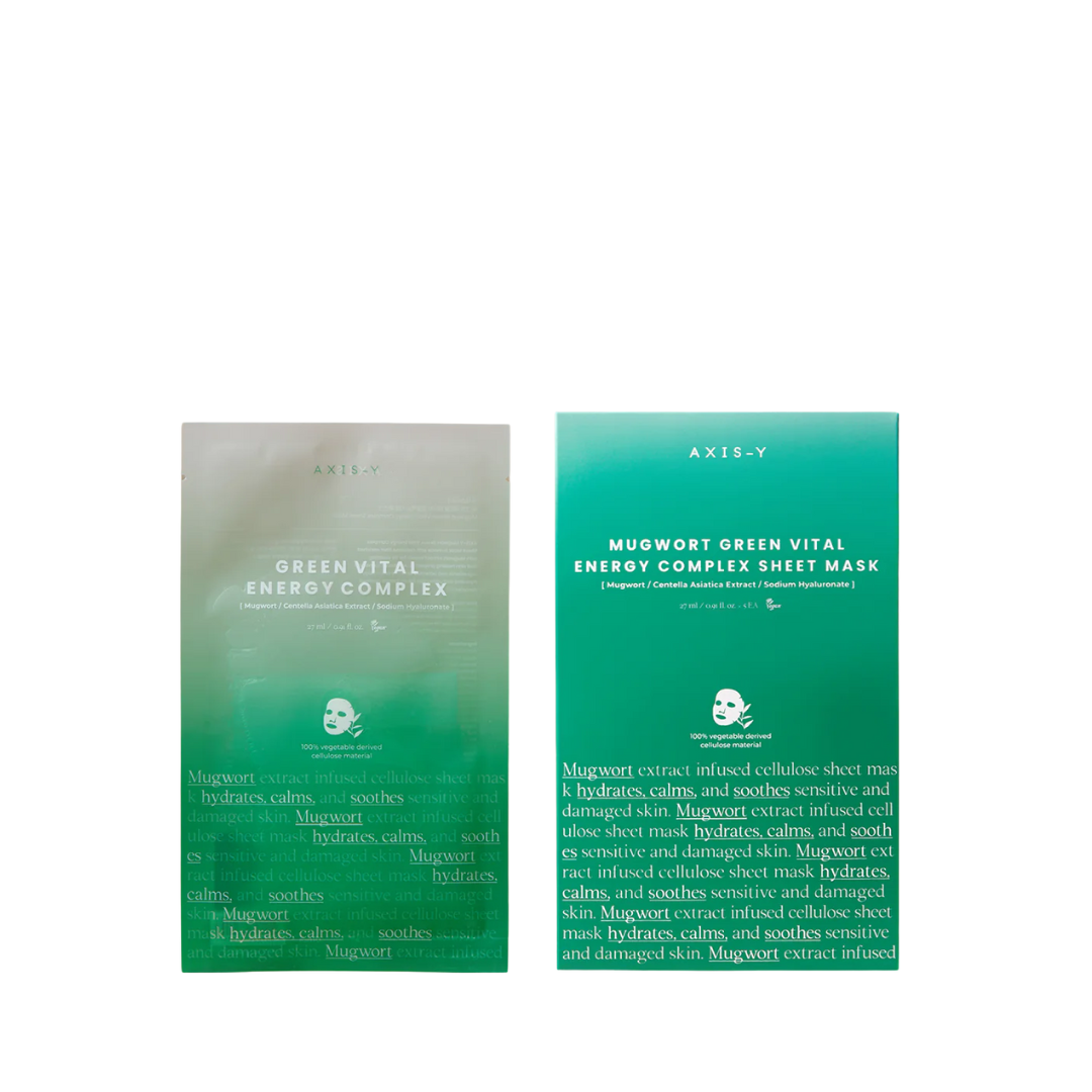 Mugwort Green Vital Energy Complex Sheet Mask