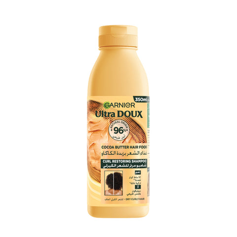 Garnier Ultra Doux Vegan Hair Food Cocoa Butter & Jojoba Oil shampoo 350ml