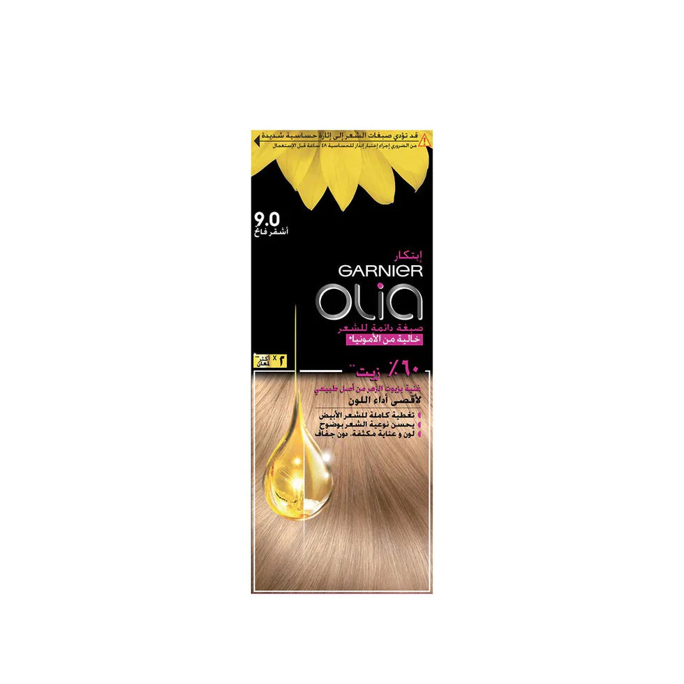 Garnier Olia Ammonia Free, Permanent Hair Coloration at Home with Natural Origin Flower Oils