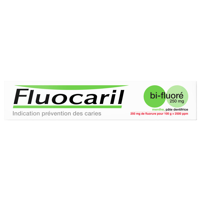 Fluocaril Bi-Fluore 250 Mg – Mint Toothpaste Gel 125 ML