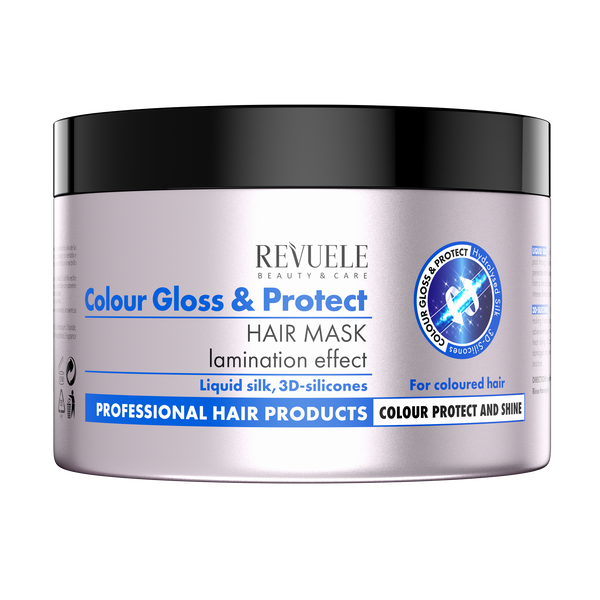 REVUELE HAIR MASK COLOR GLOSS & PROTECT FOR COLOURED HAIR 500ml