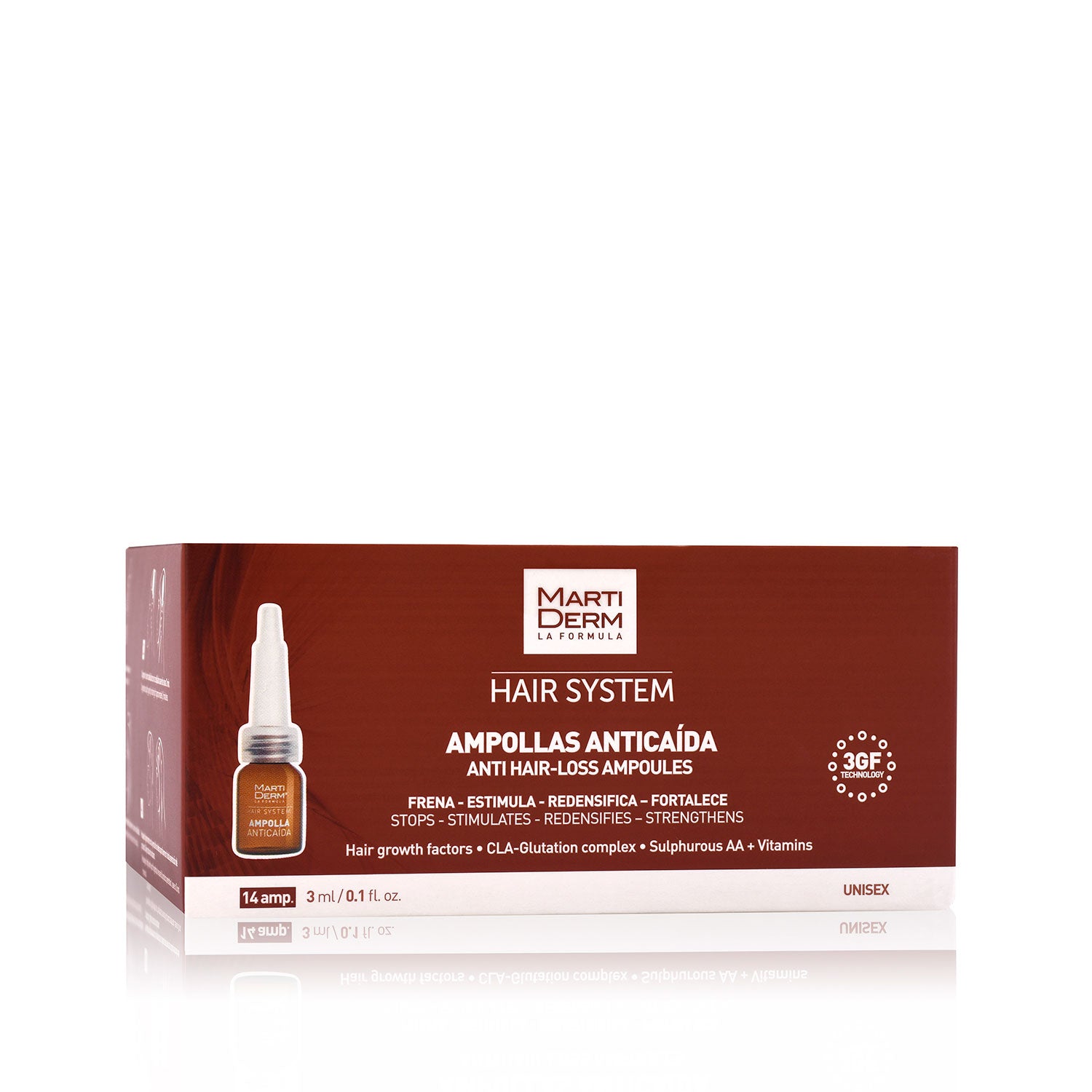 Hair System Anti Hair-Loss Ampoules, 14 Ampoules