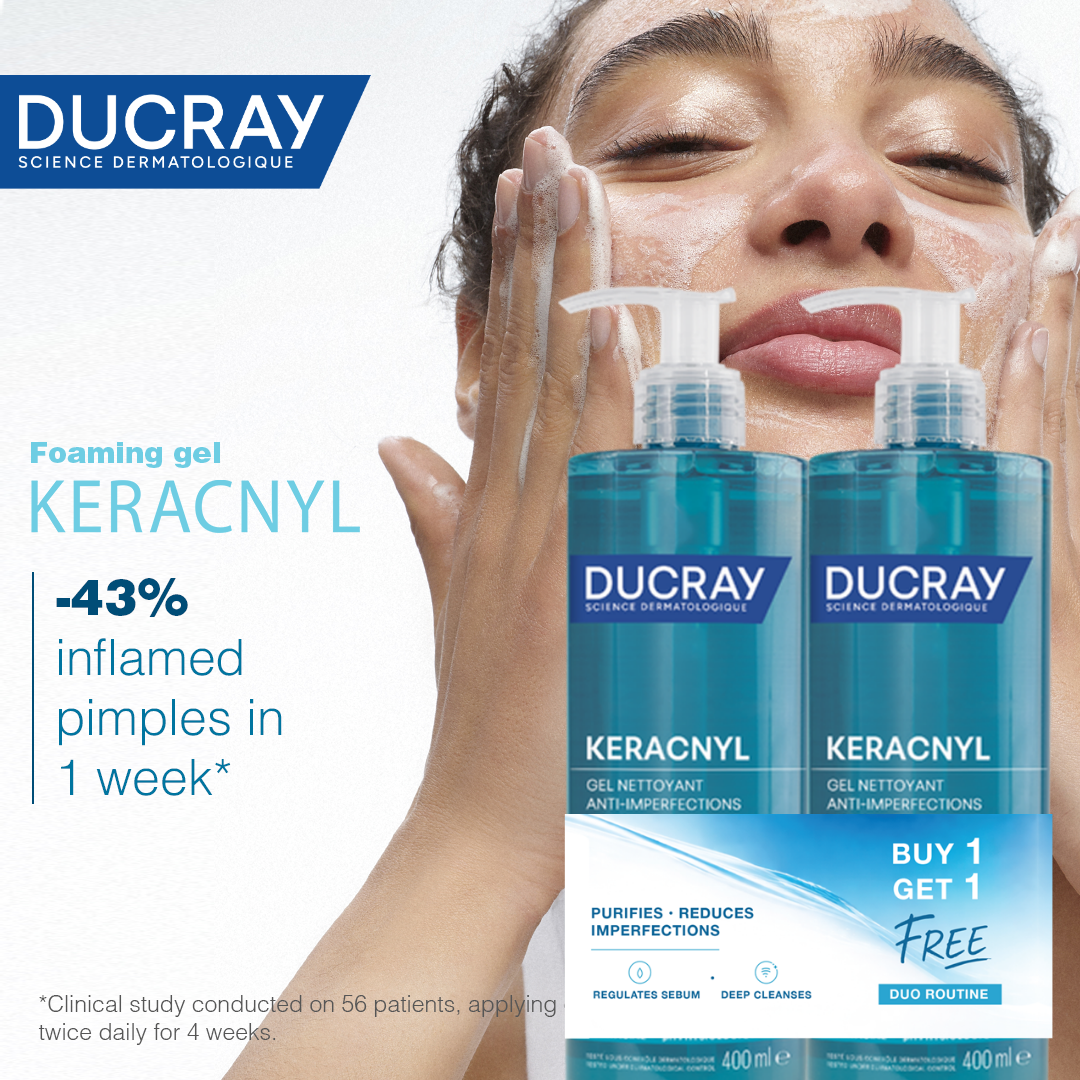 Buy One Get One Ducray Keracnyl Foaming Gel 400ml