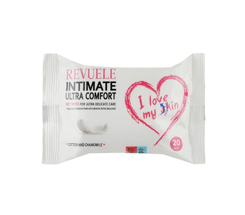Intimate Ultra Comfort Wet Wipes For Ultra Delicate Care 20PCS