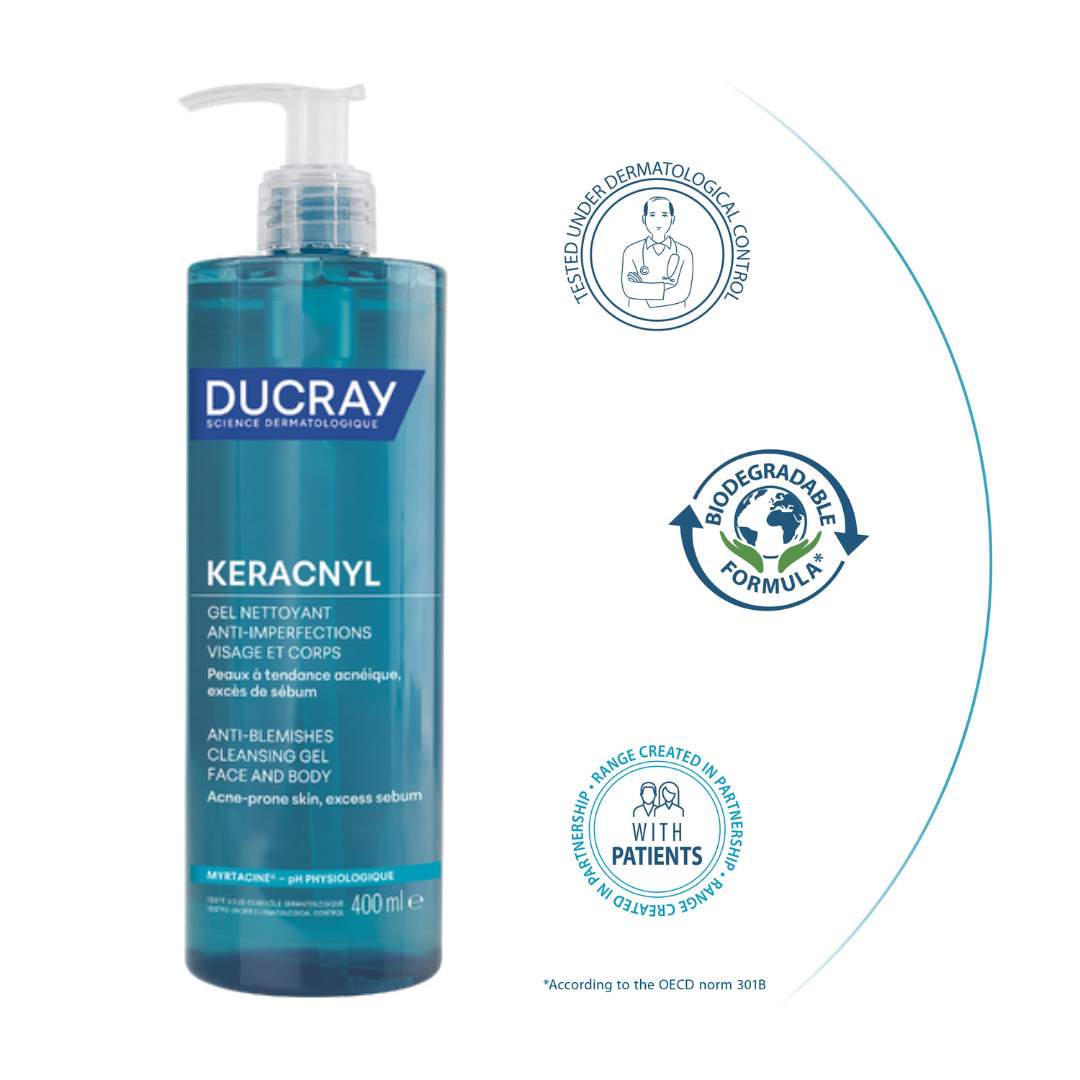 Buy One Get One Ducray Keracnyl Foaming Gel 400ml