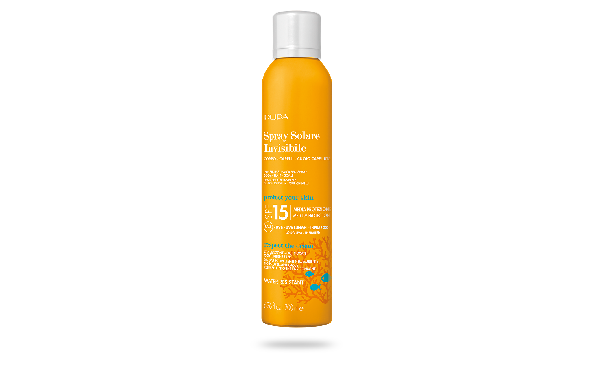 Invisible Sunscreen Spray Spf 15 200 Ml