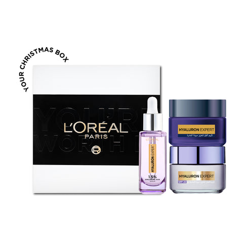 20 % OFF Hyaluron expert Day cream + Night cream + Serum + Free Gifting Box