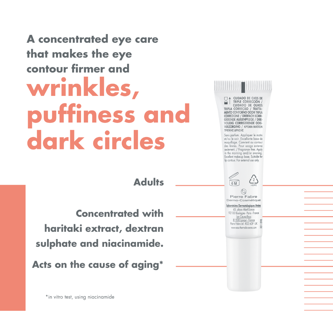 Avène Hyaluron Activ B3 Triple Correction Eye Care 15ml