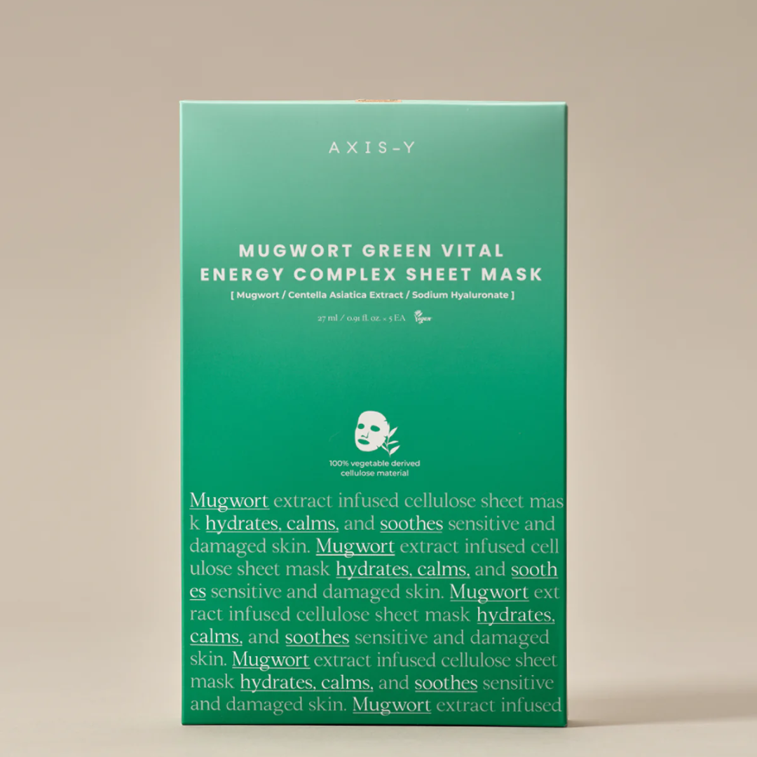 Mugwort Green Vital Energy Complex Sheet Mask