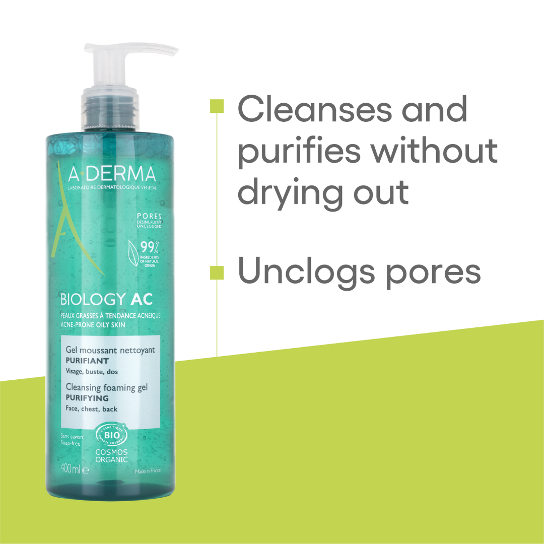 A-Derma Biology AC Purifying cleansing foaming gel