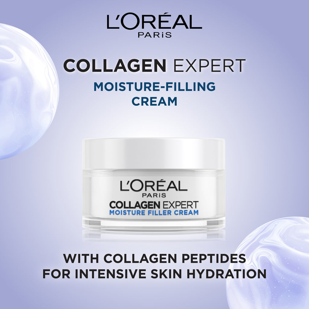 L’Oréal Paris Collagen Expert Moisture-Filling Cream, With Glycerin & Collagen Peptide Fractions 50ML