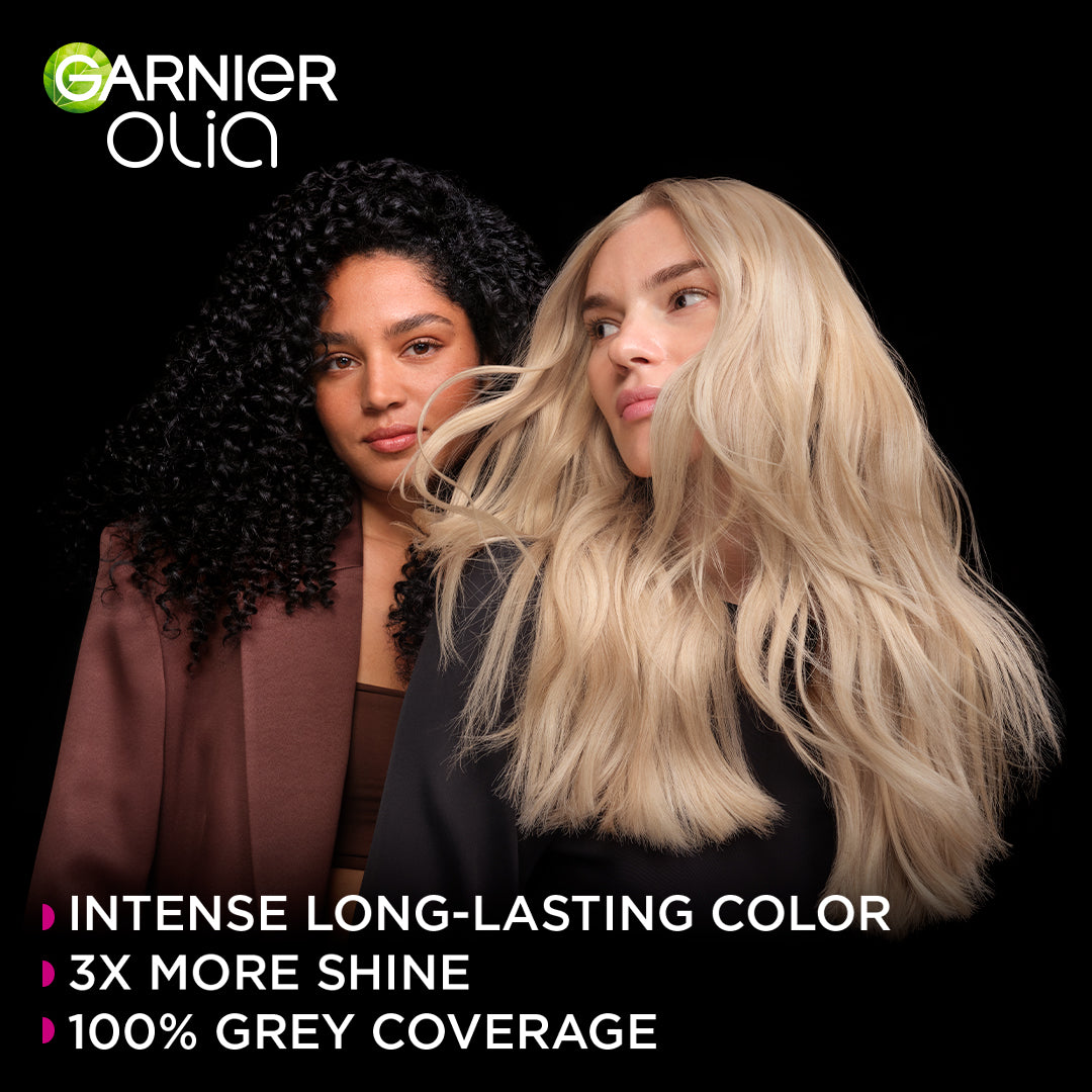 Garnier Olia Ammonia Free, Permanent Hair Coloration at Home with Natural Origin Flower Oils