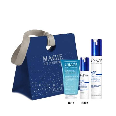 Age Lift Crème Nuit Liss Revitalisante 40ml + Travel Size/Mini Gelée Fraîche Démaquillante 50ml + Travel Size Age Lift Serum Intensif Lissant Fermeté