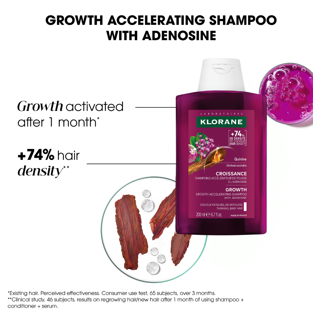 Klorane Growth Accelerating Shampoo 200ml