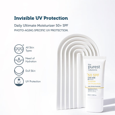 Invisible UV Protection 
 Daily Intensive Moisturizer 50+ SPF