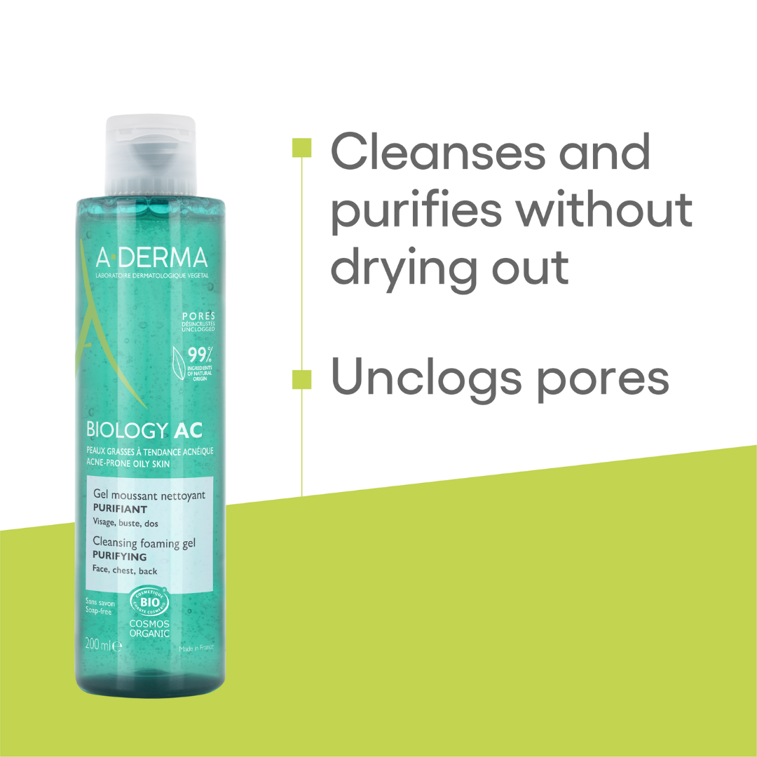 Buy One Get One free A-Derma Biology AC foaming gel 200ml