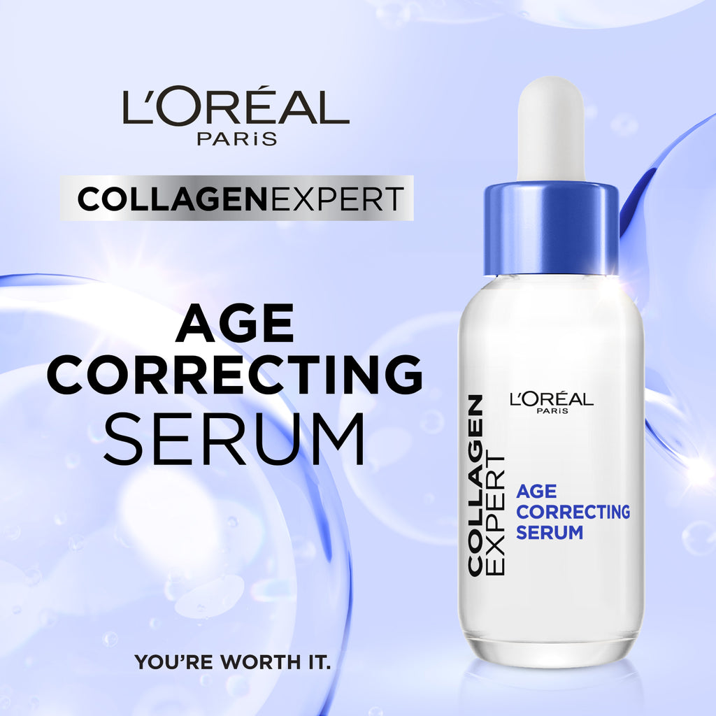 L’Oréal Paris Collagen Expert Age-Correcting Serum with Glycerin & Collagen Peptide Fractions, 30ML
