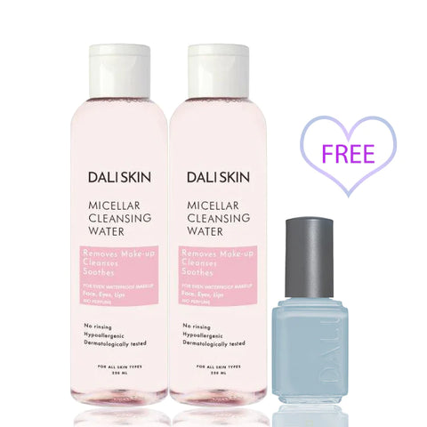 Dali Cosmetics Micellar Water 250 ML +  Free Nail Polish
