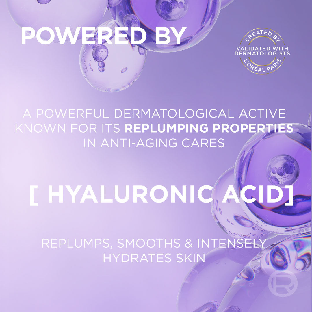 L’Oréal Paris, Hyaluron Expert, Replumping and Moisturizing Eye Cream, against Fine Lines, for Eye-Contour Replumping, with Hyaluronic Acid, 50 ml
