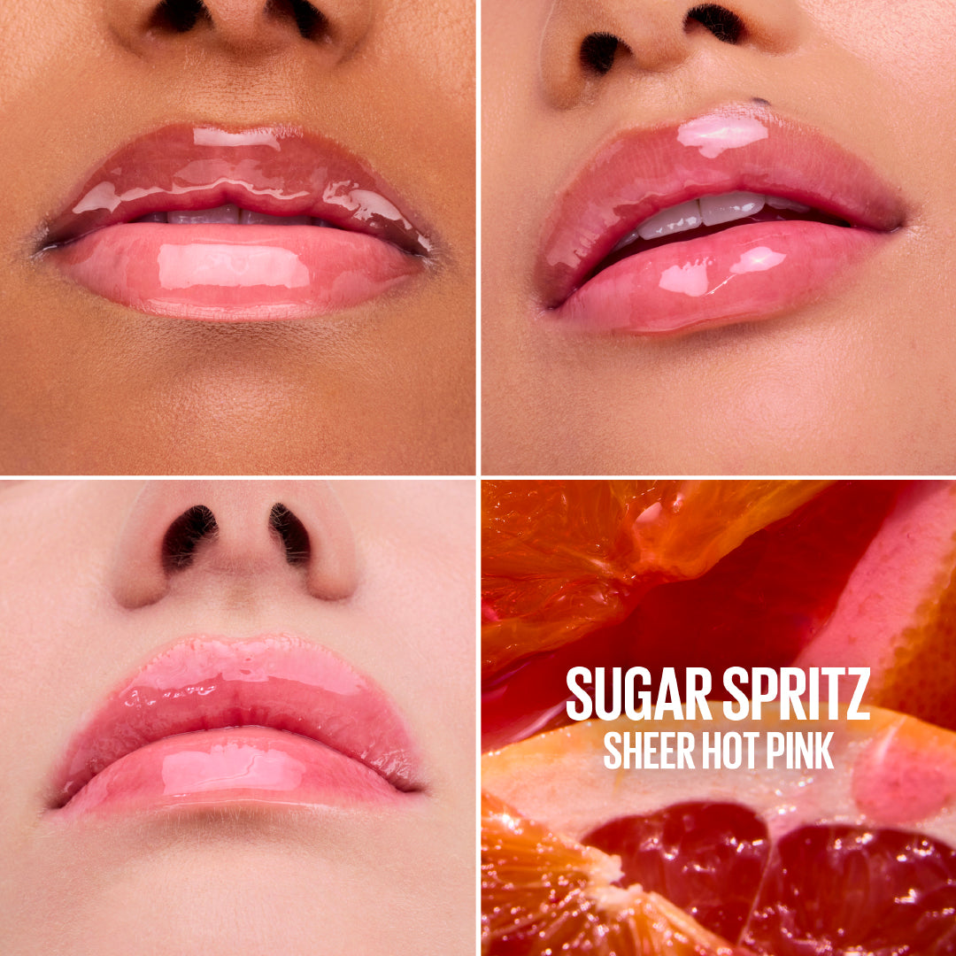Maybelline Lifter Gel Sugar Spritz, Lip Oil-in-Gel, Glassy, Bouncy Shine 6.6 ML / 0.22 FL OZ