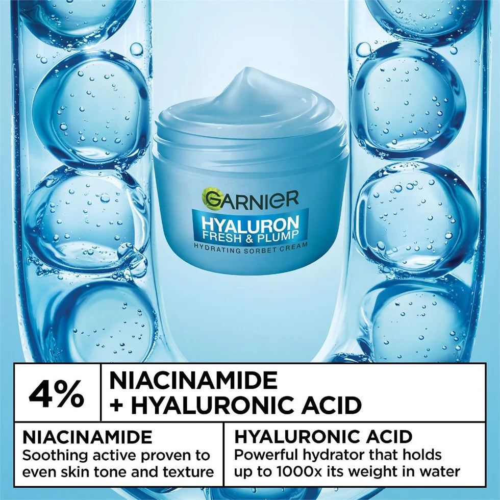 Garnier Hyaluron Fresh & Plump Cream 85ml