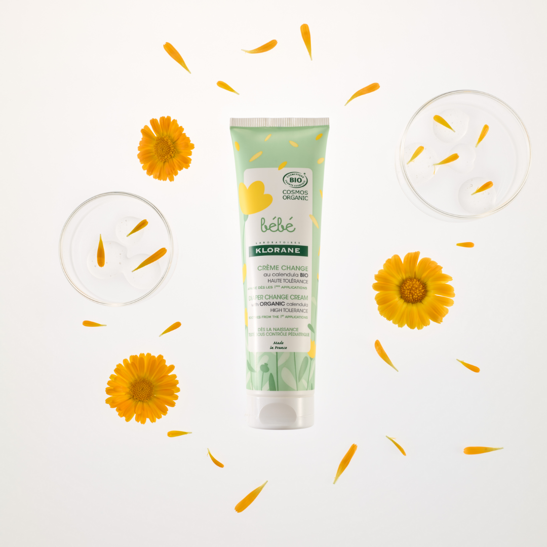 Buy Klorane Baby Certified Organic Change Cream and get a free 500ml Gentle Foaming gel